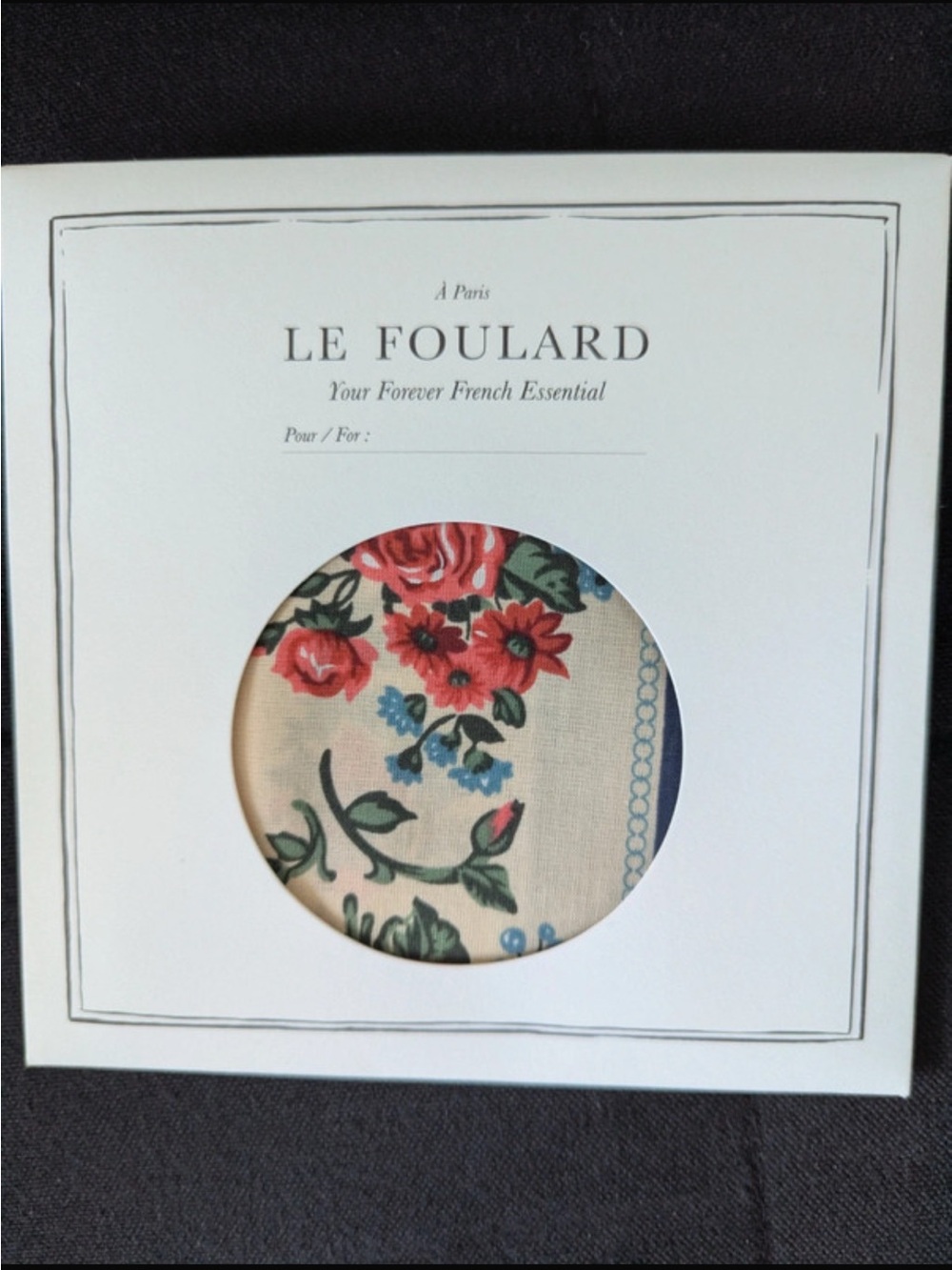 NWT Sezane Le Foulard Floral Scarf Margaret
